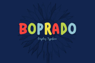 Boprado: A Playful Display Font for Creative Projects