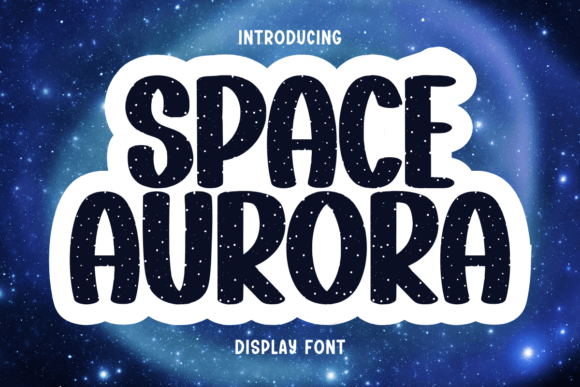 Discover the Space Aurora Font: A Playful Elegance for Your Designs