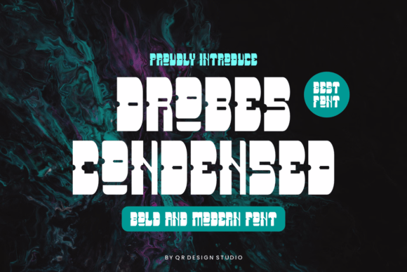 Drobes Condensed: The Bold Display Font for Impactful Branding