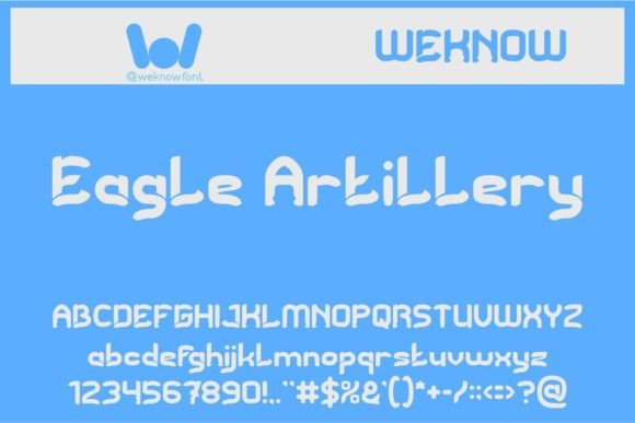 Eagle Artillery: A Display Font That Commands Attention
