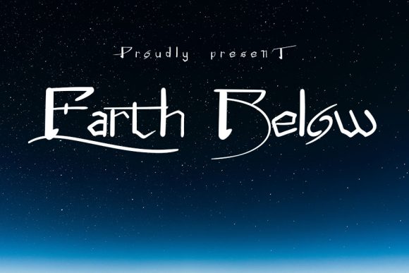Earth Below: A Display Font for Modern, Grounded Design