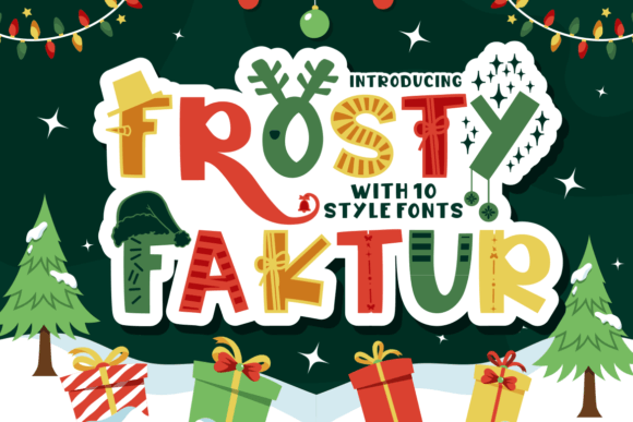 Frosty Faktur: Unwrapping the Joy of Christmas Typography