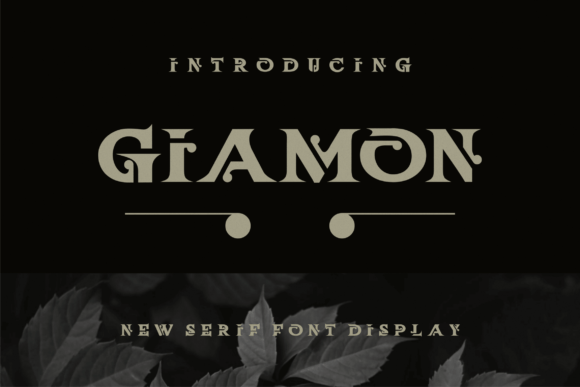 Giamon: The Modern Display Font That Brings Confidence to Your Creations