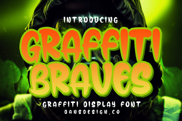 Graffiti Braves: The Marker Display Font for Bold, Modern Brands