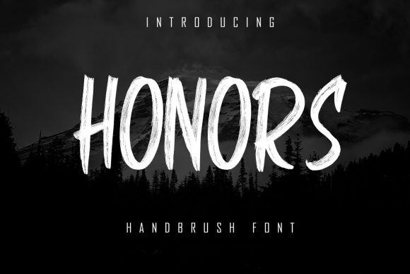 Honors: The Bold Brush Font for Standout Branding