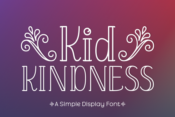 Kid Kindness: A Font That Brings Playful Energy to Your Work