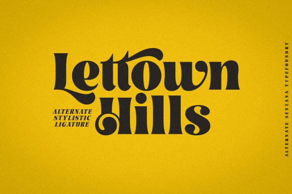 Lettown Hills: A Modern Typeface for Bold Branding