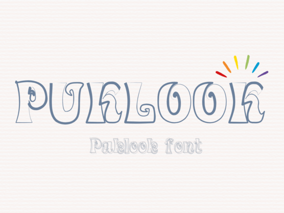 Puklook: The Playful Display Font That Adds Instant Charm