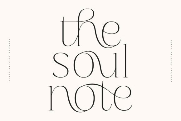 Soul Note: A Font That Whispers Elegance