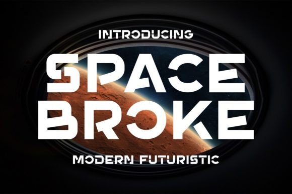 Space Broke: The Edgy Display Font for Modern Brands