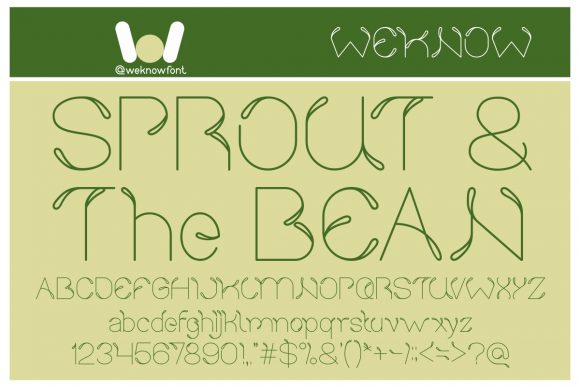Sprout and the Bean: A Typeface for Bold, Memorable Branding