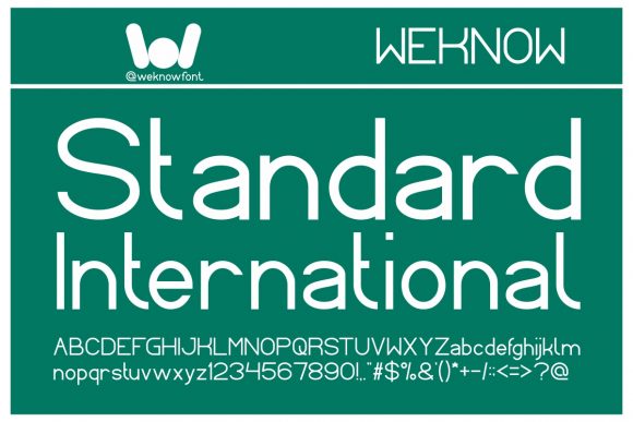 Standard International: A Display Font for Bold, Modern Brands